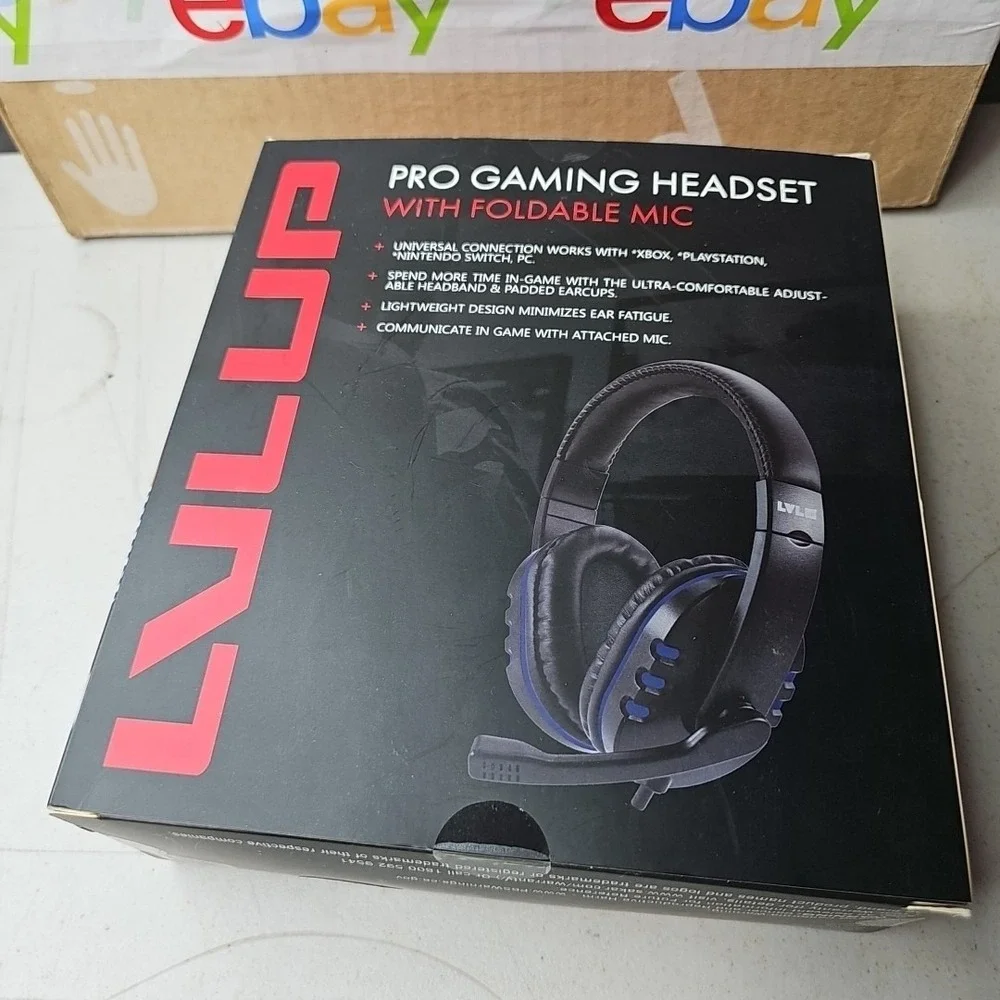 LVLUP Pro Gaming Headset Foldable Mic - Compatible (44)